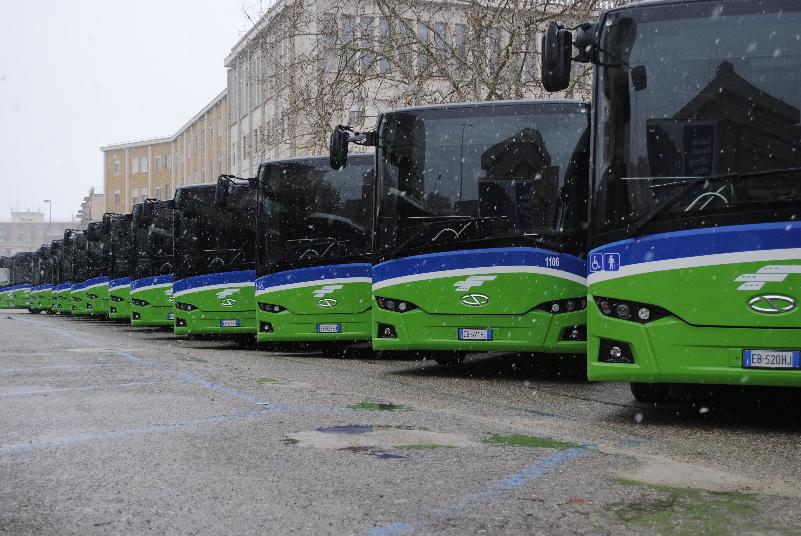 Presentazione dei nuovi autobus delle FAL (foto SassiLand)