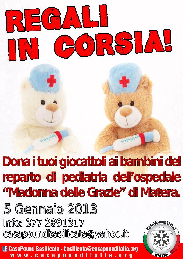 Regali in corsia - 5 gennaio 2013