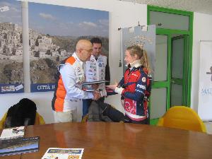 I campioni nordici della corsa orientamento: la svedese Helena Jansson  e i norvegesi Carl Waaler Kaas e Mari Fasting a Matera