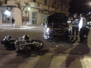 Incidente in via Nazionale - 7 giugno 2013 (foto SassiLand)