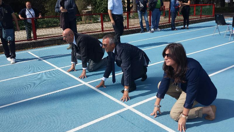 Conferenza stampa di presentazione del nuovo Campo Scuola di Matera - 26 settembre 2014