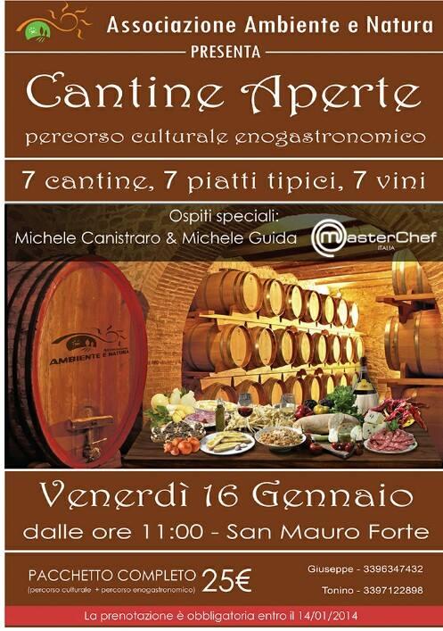 "Cantine aperte" a San Mauro Forte