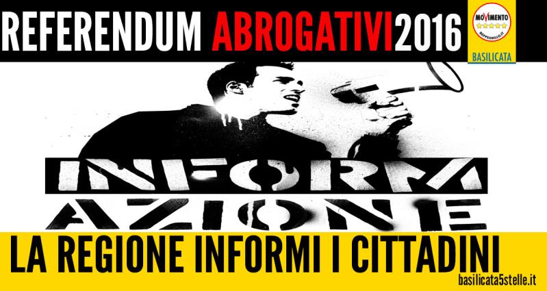 Referendum abrogativi, Movimento 5 Stelle