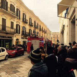 Incendio in via Del Corso - Matera - 23 gennaio 2015