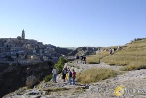 Turisti a Matera sul Parco Murgia - Matera